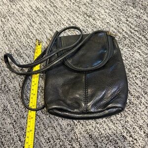 HOBO Black Leather Crossbody Bag